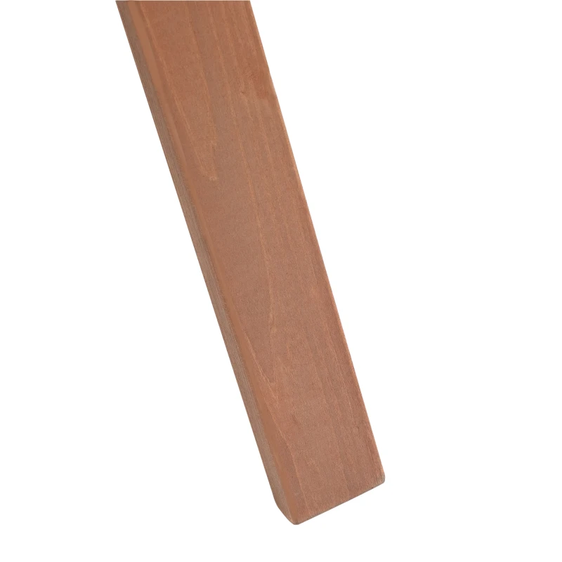 Outsunny Banco Columpio de Jardín de Madera con Dosel Verde 160x120x165 cm Carga 227 kg Balancín para Patio Jardín Terraza Exterior Protección Solar Marrón