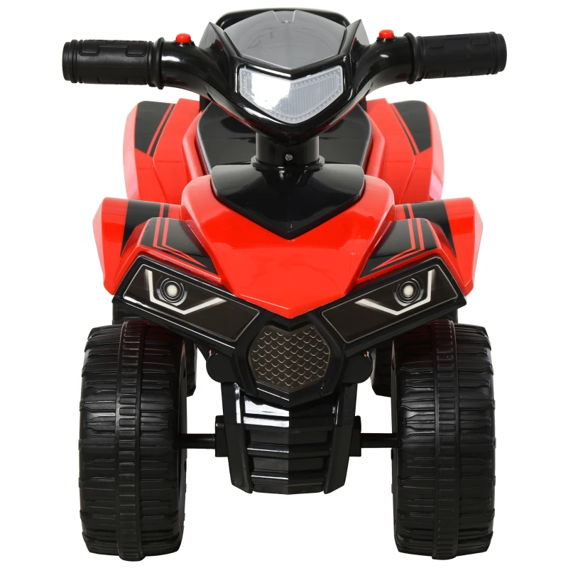 HOMCOM Rutscher Kinder Rutscherauto Kinderauto Kinderfahrzeug Licht Hupe Kunststoff Stahl Rot 60 x 31 x 42 cm