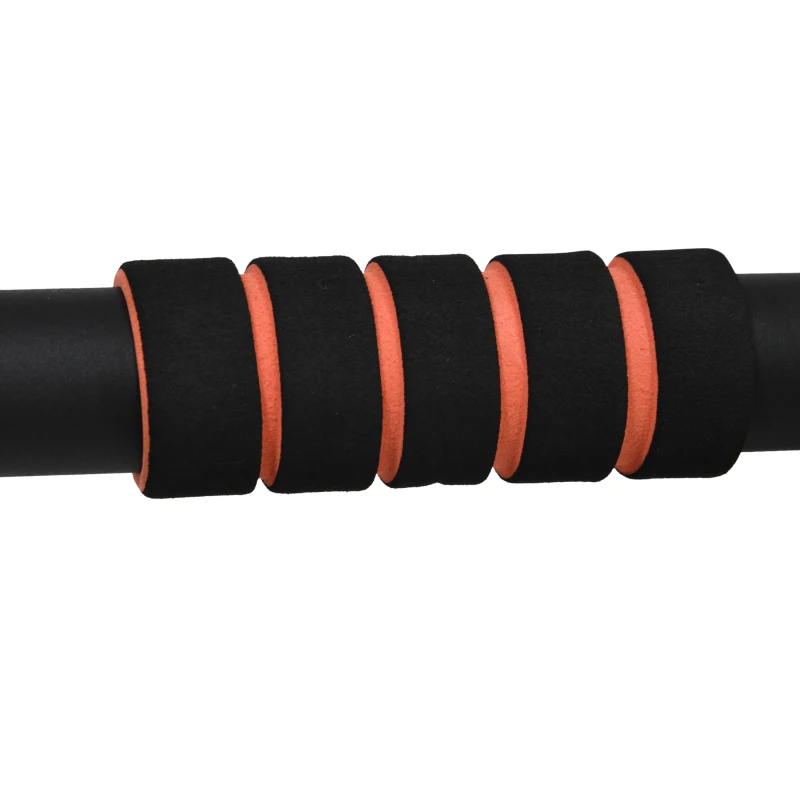 HOMCOM Sbarra per Trazioni Multifunzione in Acciaio da Parete, 94x51x18cm, Nera