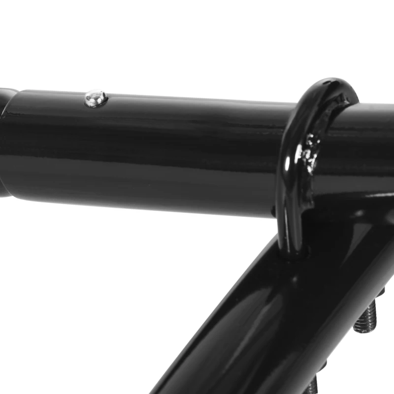 Outsunny Struttura per Amaca Universale da Esterno in Metallo, 300x90x100cm, Nero