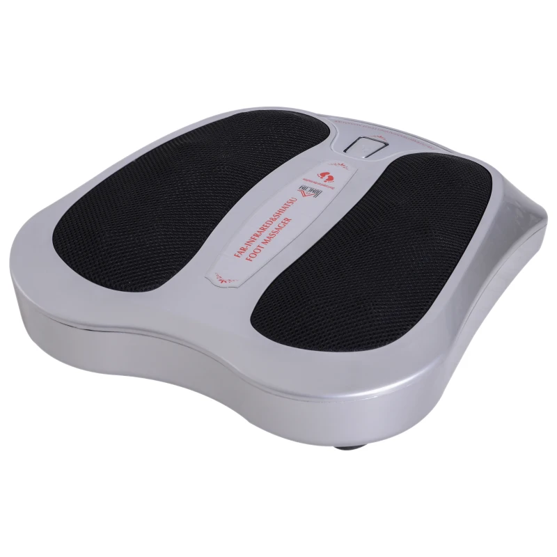 Homcom Appareil de Massage des Pieds Shiatsu Gris 37 x 35 x 11 cm