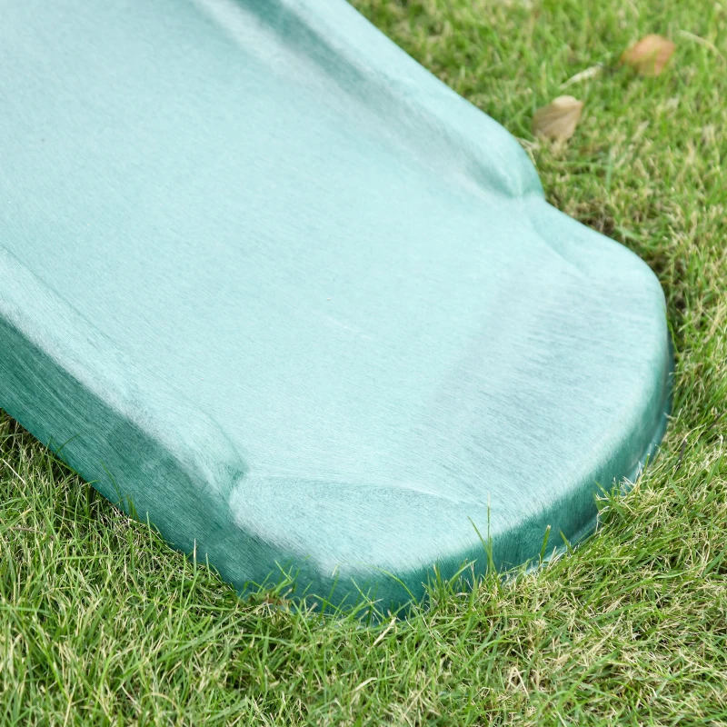 Outsunny Set con Scivolo, Altalena da Giardino e Scaletta a Corda in Legno per Bambini Età 3-8 Anni