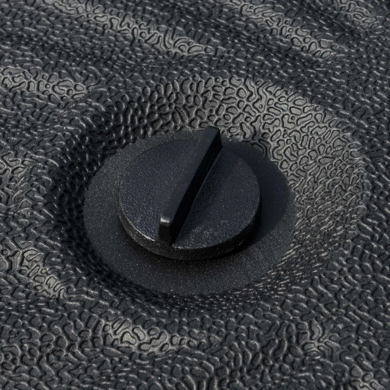 Outsunny Base per Ombrellone da Giardino con Palo Centrale Φ3.8cm e 4.8cm, HDPE Nero