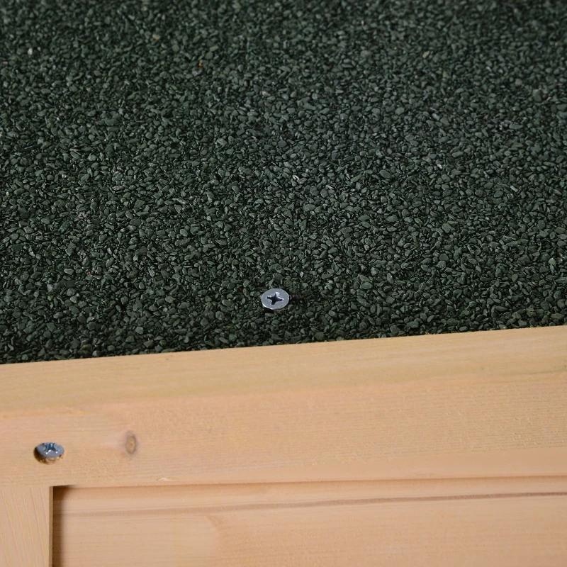 Outsunny Wooden Small Shed, Garden Storage Shed with Shelves and Bolt Latch, 75L x 56W x115H cm, Natural