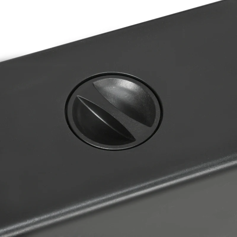 Outsunny Pesos para Base de Sombrilla en Cruz  4 Piezas Rellenables con 100 kg Agua o 135 kg Arena 98x98x18,5 cm Negro