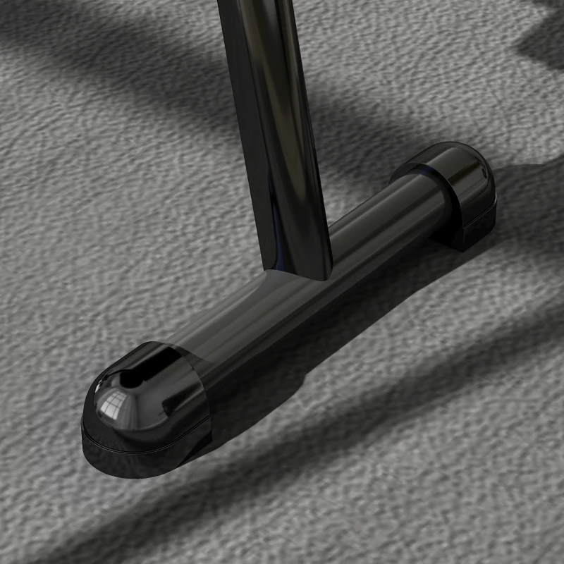 SPORTNOW Rameur hydraulique à 12 niveaux avec écran LCD, pour l'entraînement cardio à domicile, charge max. 130 kg, noir