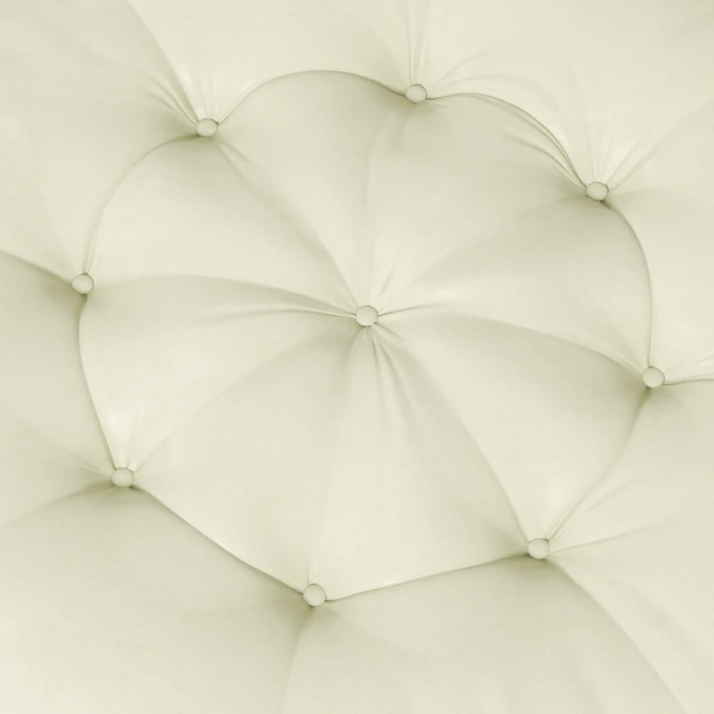 Outsunny Coussin de chaise de jardin rond pour fauteuil cocon - coussin de remplacement avec attaches - dim. Ø80 x 10H cm