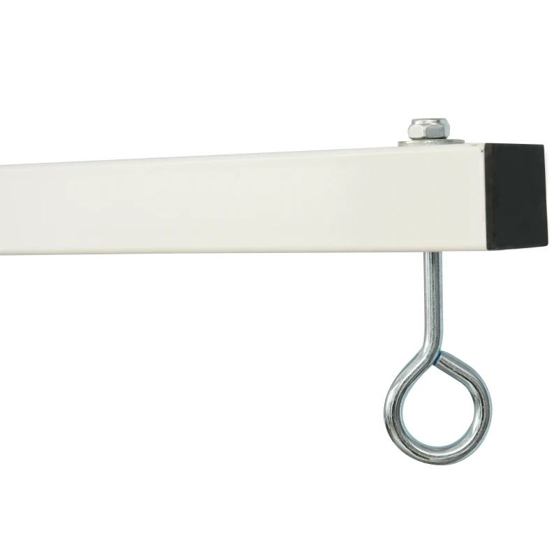 HOMCOM Piattaforma con Pera da Boxe per Allenamento, Stazione da Boxe in Acciaio, Supporto per Punching Ball Rossa, 115x156x224cm