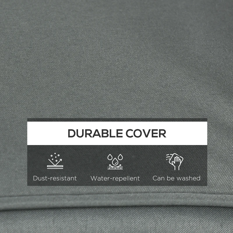 Outsunny Set of 14 Dining Set Cushions - Grey