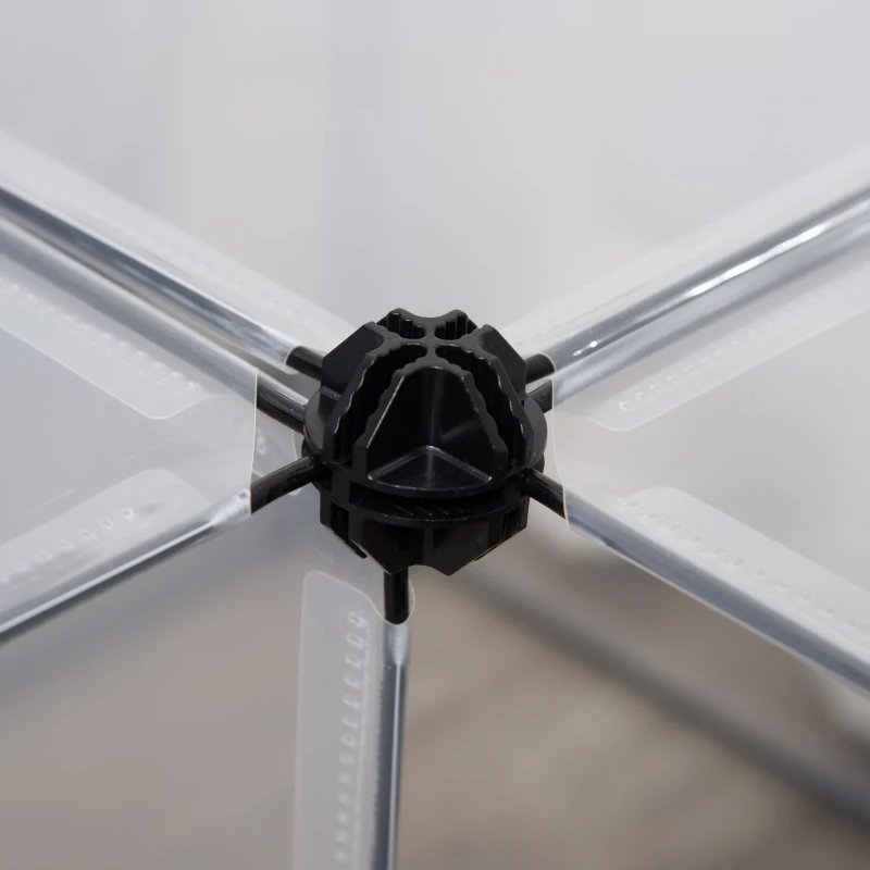 PawHut Enclos pour petits animaux design DIY cage modulable pour cochon d'Inde lapin chinchillas petits animaux domestiques 27 panneaux noir