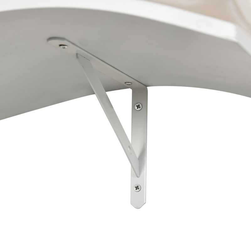 PawHut Juego de Escalada para Gatos de Pared de 3 Piezas con Caseta Plataformas Hamaca y Poste de Sisal Blanco