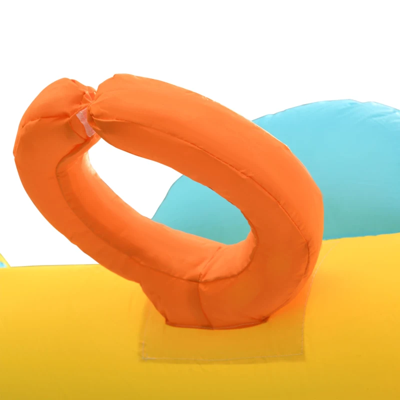 Outsunny Gioco Gonfiabile per Bambini 3-8 Anni a tema Fattoria con Borsa, 11 Paletti e Toppe Inclusi, 350x275x220 cm