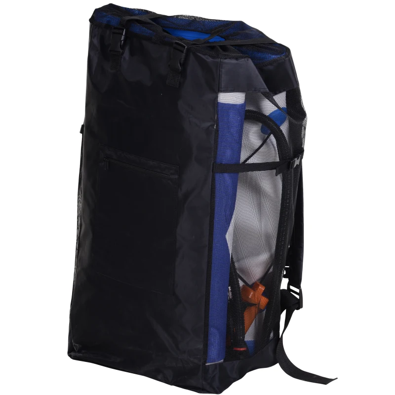 HOMCOM Tavola Gonfiabile SUP Stand Up Paddle con Pagaia Regolabile, Tavola Surf con Accessori 322x81x15cm