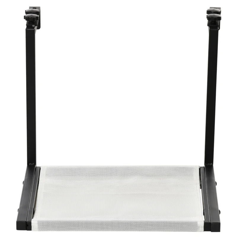 PawHut Hamac radiateur Chat Étagère Chat Lit Panier Chat Suspendue Murale pour Chat avec Coussin Amovible Cadre en Acier Convient au Chat Moins de 4,5 Kg