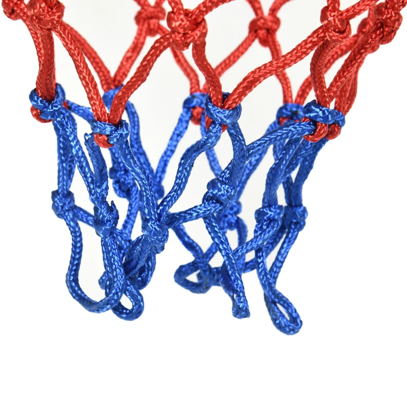 SPORTNOW Panier de basket mural, panier basket, avec vis de montage et clé, pour extérieur, noir, transparent, orange