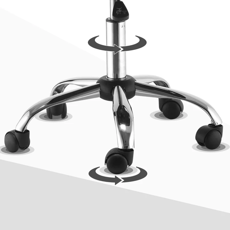 Vinsetto Lot 2 de chaises de bureau ergonomique hauteur réglable piètement chromé pivotant 360° revêtement maille noir