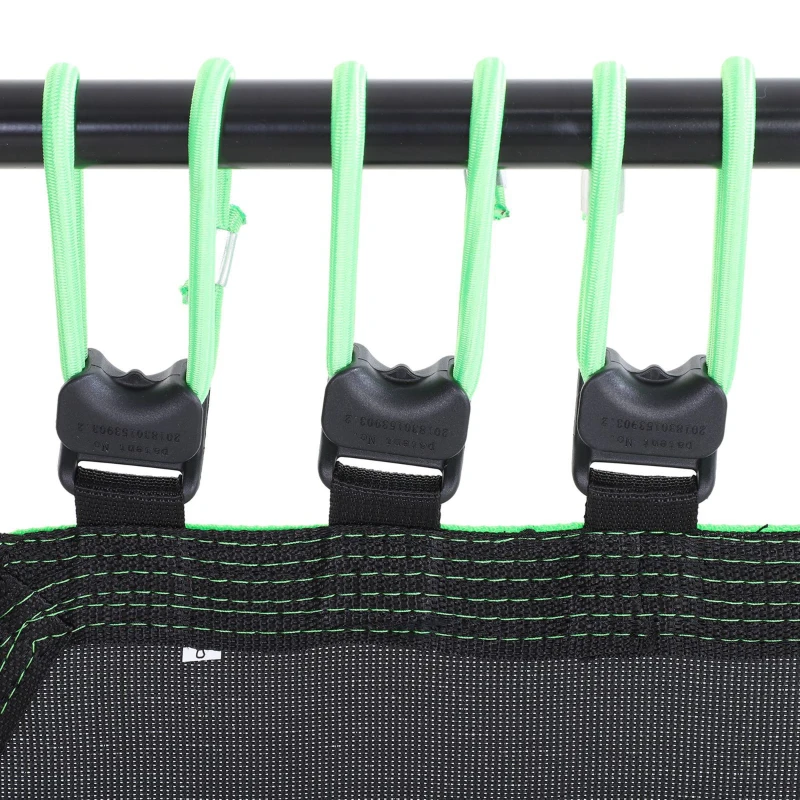 HOMCOM Trampolino Elastico 106cm per Adulti e Bambini in Acciaio - Per Interni, Esterni, Casa, Palestra - Carico: 100Kg