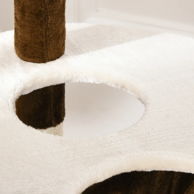 PawHut Cat Tree for Indoor Cats Scratching Tower House Activity Center Post Climbing Hammock Condo Perch 153 cm