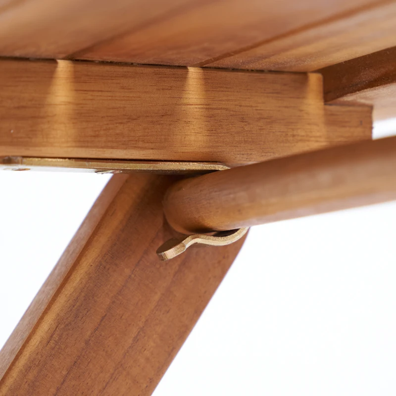 Outsunny Salon de jardin bistrot, ensemble bistrot de jardin pliantes 2 fauteuils avec coussins 1 table basse en résine tressée