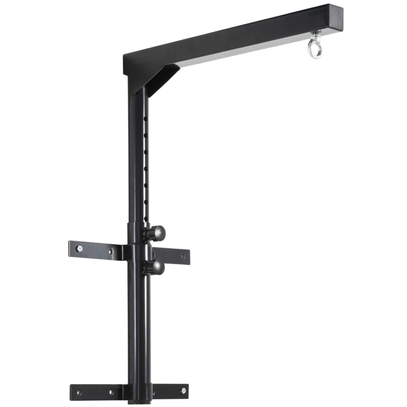 HOMCOM Supporto per Sacco da Boxe (40x64x60-88cm) Fissaggio a Parete Max 100 kg