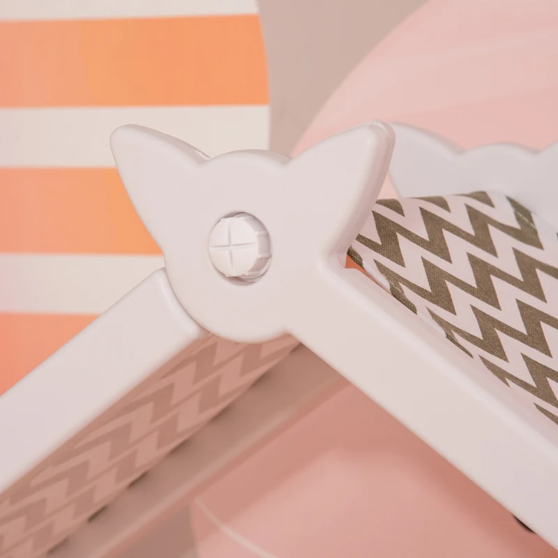 HOMCOM Armadio Cameretta, Mobile Portagiochi con 4 Contenitori, 3 Armadietti e Mensole in PE Arancione, 128x34x155cm