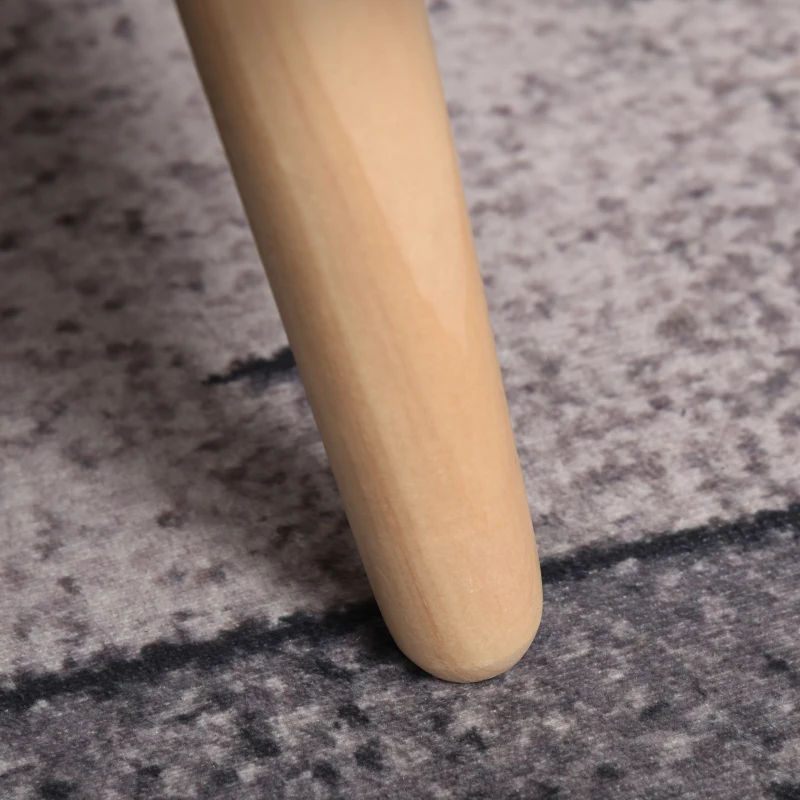 HOMCOM Table Basse rectangulaire Design scandinave Grande Niche et tiroir Coulissant Bois Massif pin Panneaux Particules Blanc