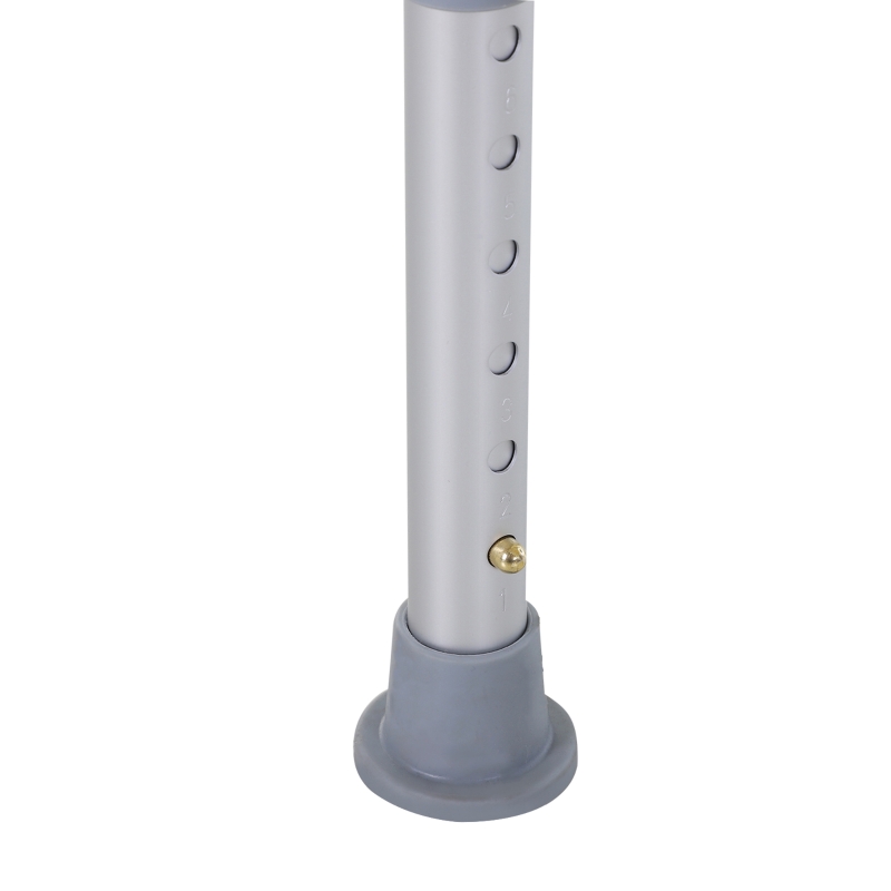 Homcom Sedia da Doccia con Altezza Regolabile su 6 Livelli, Piedini e Bracciolo Antiscivolo, Ampia Seduta (68.5x40.5cm)