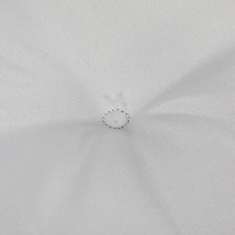 Outsunny Lot de 4 Coussins de chaise de jardin capitonné Rembourrage 4 cm Tissu Polyester dim. 43L x 41l cm Gris clair