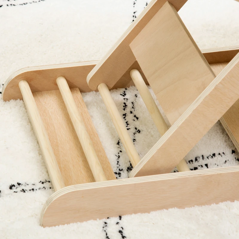 PawHut Rampa per Cani Pieghevole e Antiscivolo con Altezza Regolabile su 4 Livelli per Animali fino 15kg