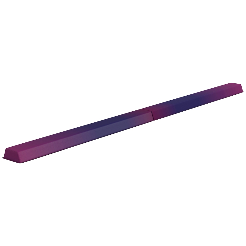 SPORTNOW 7.7ft Folding Gymnastics Beam, Floor Balance Beam for Kids with Anti-Slip Base, Gymnastics Equipment for Home, Blue