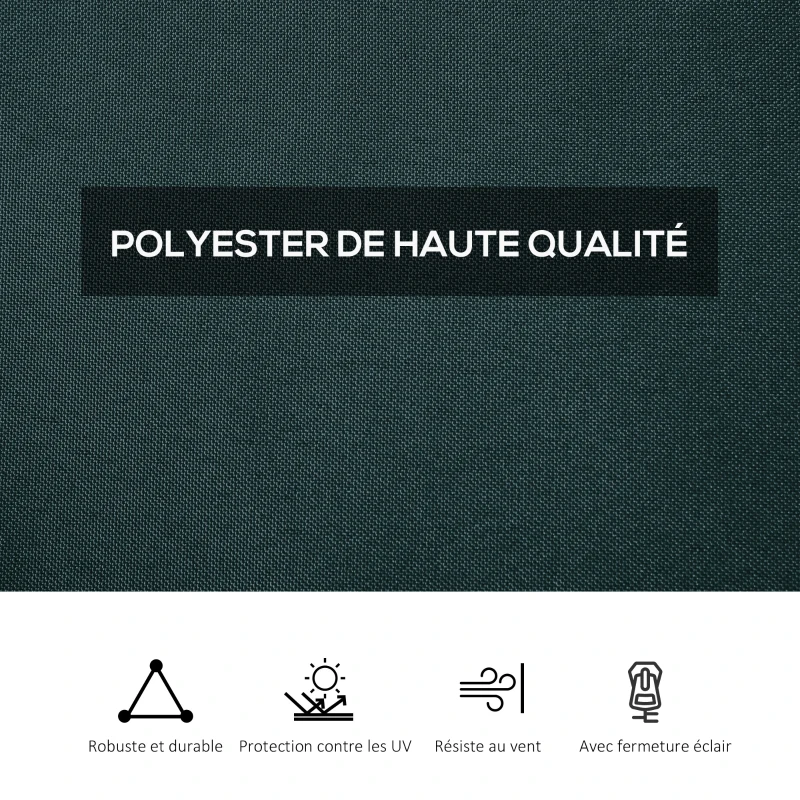 Outsunny 4 parois latérales pour pavillon de jardin tonnelle rigide 300 x 300 cm protéger de la pluie vent soleil gris