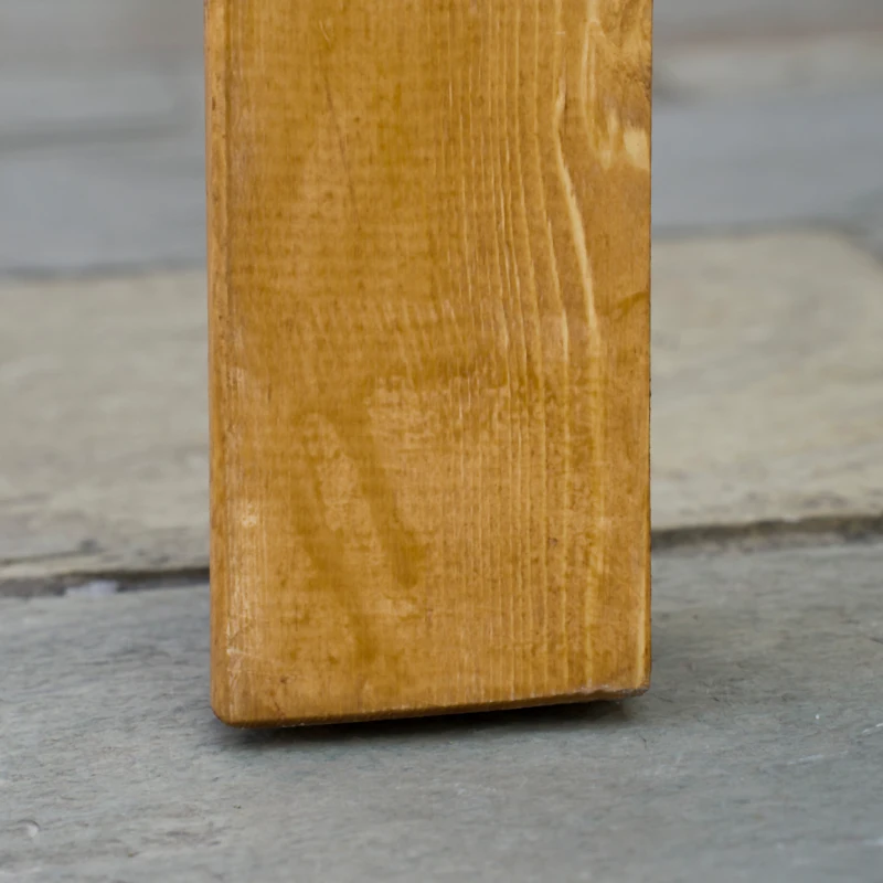 Outsunny 3 Pieces Picnic Bench Set with Table and 2 Benches, Acacia wood Dining Trestle Beer Table and Seat,  Natural Wood Finish