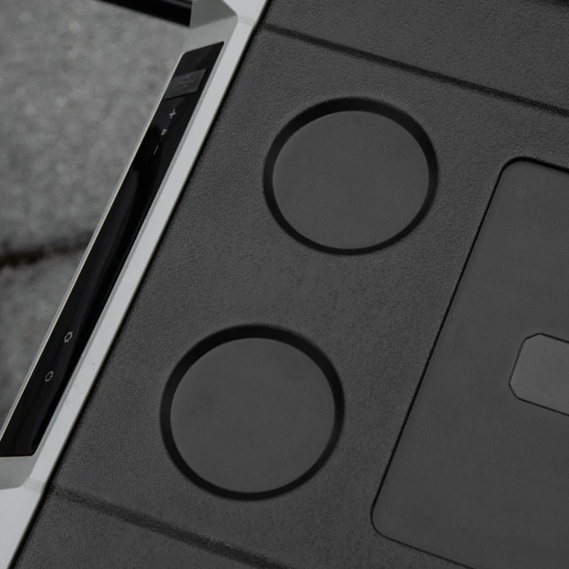 Outsunny Nevera Compresor Portátil 40L Nevera Portátil Eléctrica para Coche Congelador CC 12V/24V hasta -20℃ con Pantalla LED Táctil Asa Retráctil Ruedas para Camping Viajes 71,1x46x44 cm Negro