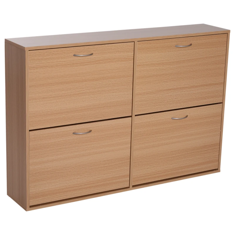 Armoire à chaussures 4 portes abattantes