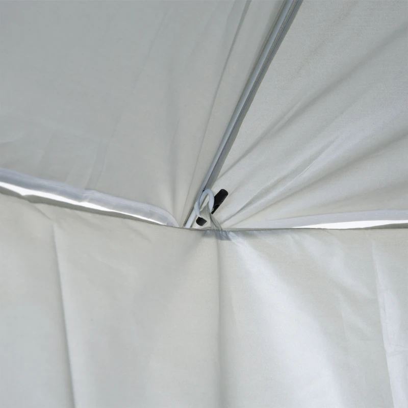 Outsunny Parasol de plage Ø 2,2 x 2,2 cm protection UV sac transport, sardines et lestage intégrés crème