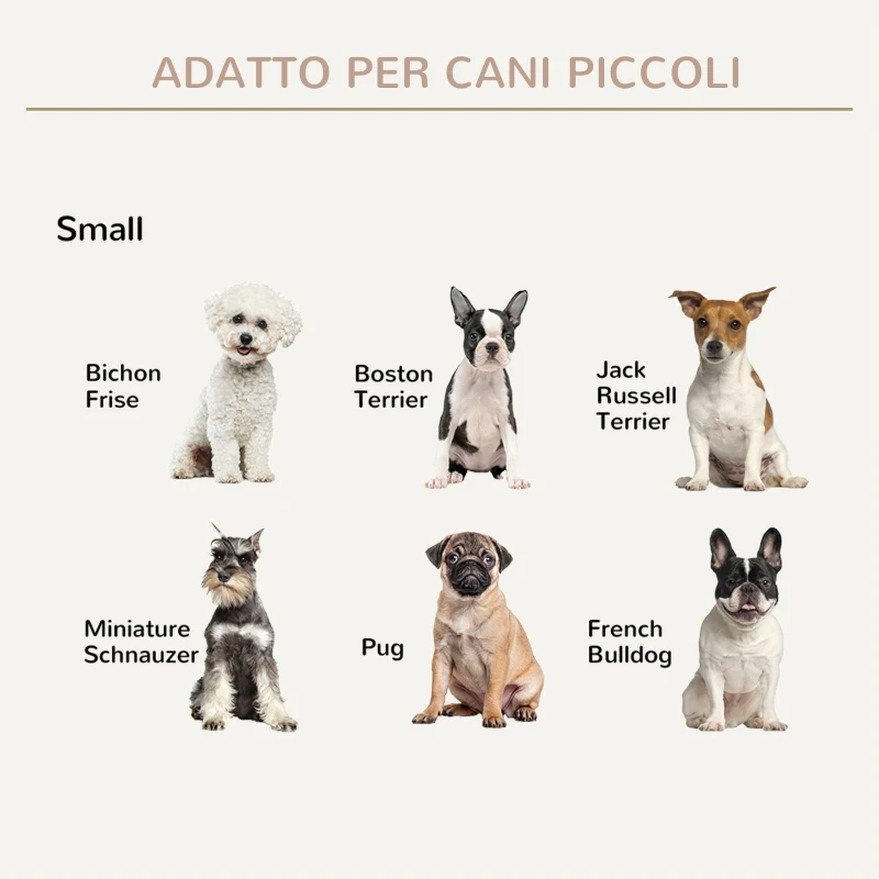 PawHut Rampa per Cani Pieghevole e Antiscivolo con Altezza Regolabile su 4 Livelli per Animali fino 15kg