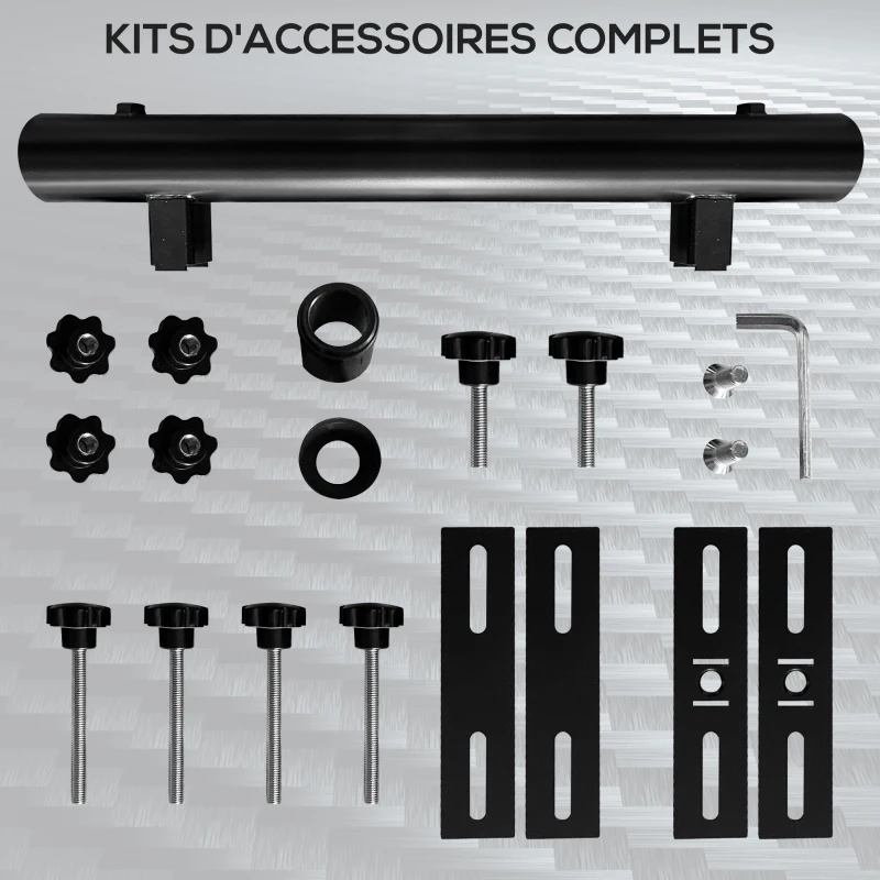 Outsunny Pied de parasol fixation de parasol pour balcon garde-corps support de parasol pour balustrade pour mât de 48mm et 38mm