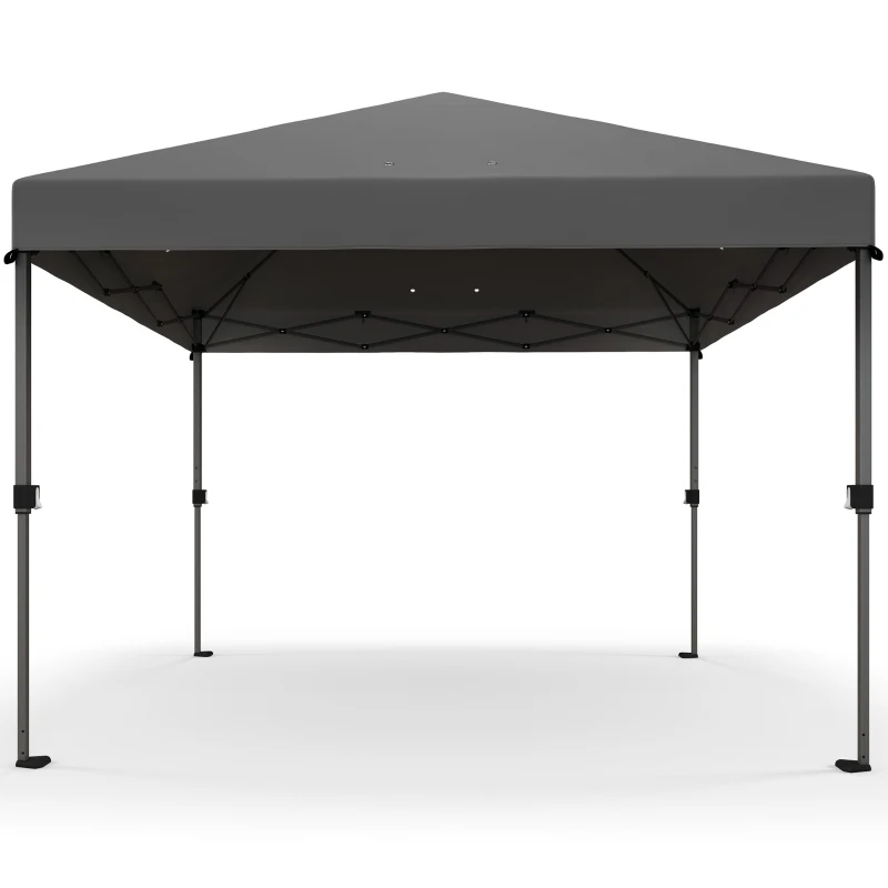 Outsunny 3 x 3m Pop-Up Gazebo, with Accessories - Grey