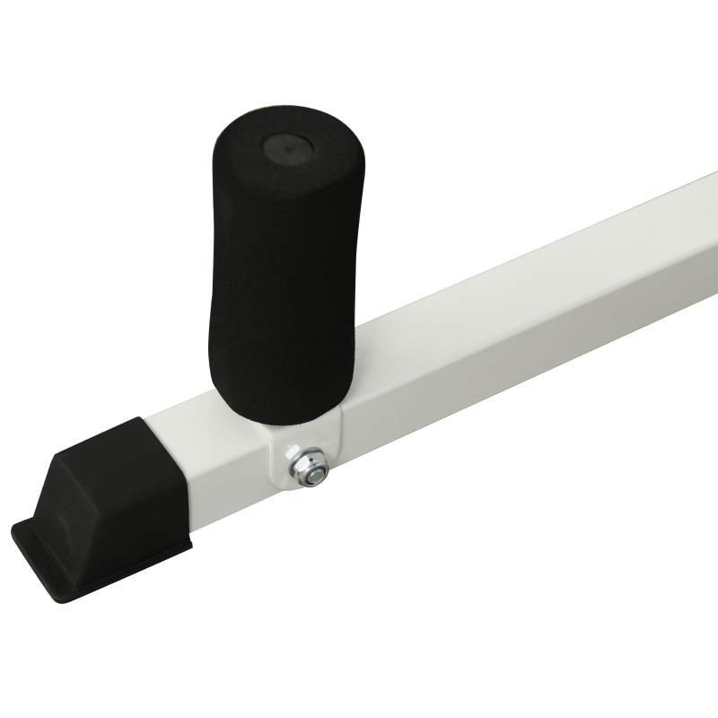 HOMCOM Piattaforma con Pera da Boxe per Allenamento, Stazione da Boxe in Acciaio, Supporto per Punching Ball Rossa, 115x156x224cm