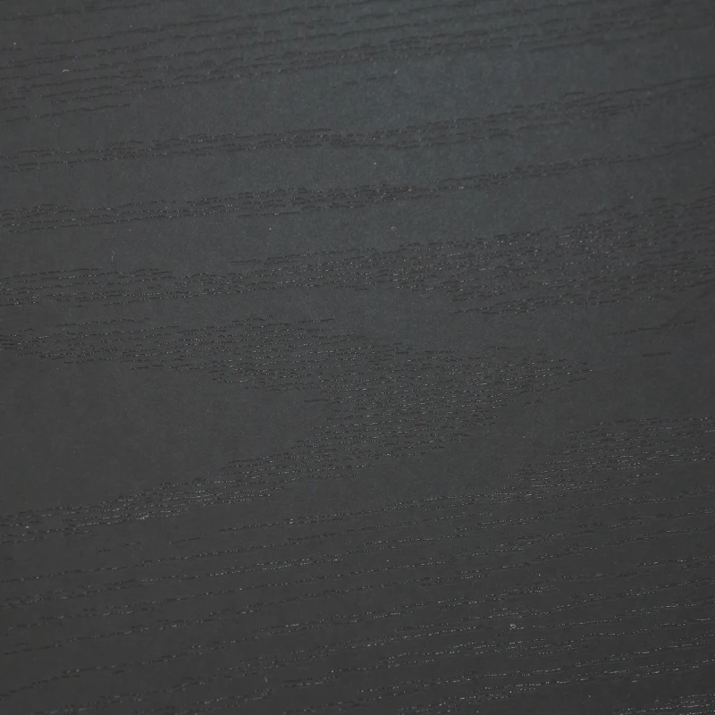 HOMCOM Bureau Informatique à roulettes avec Support Clavier dim. 80L x 50l x 76H cm MDF Noir