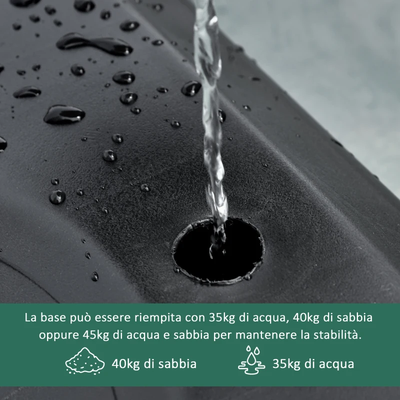 HOMCOM Canestro Basket Altezza Regolabile 160-210cm, Struttura in Acciaio e Base con Ruote, Tabellone in PE Trasparente