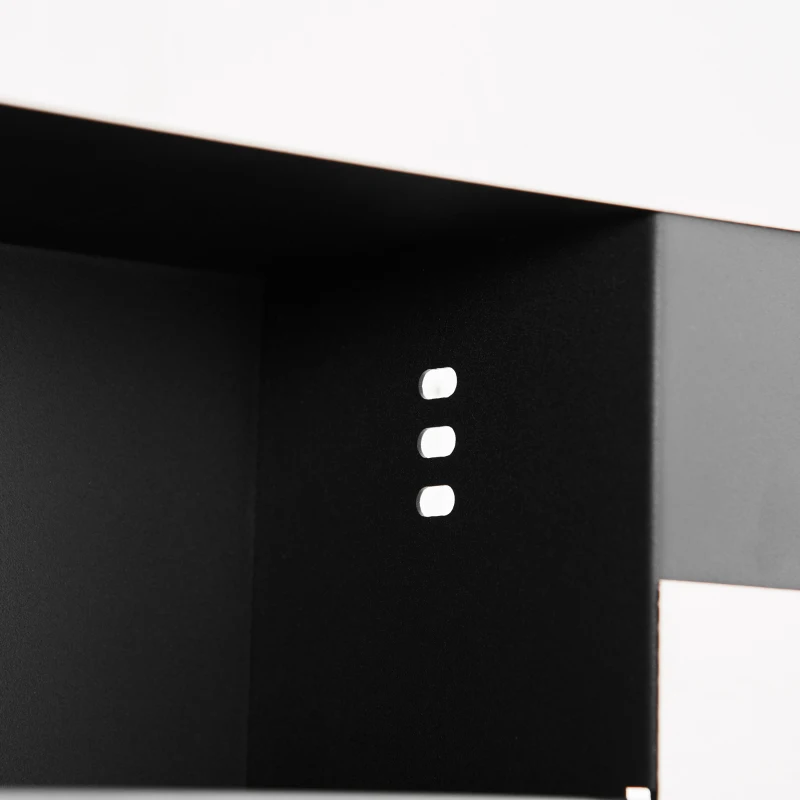 HOMCOM Camino Bioetanolo in Acciaio Inox, 2.5h di Combustione con Serbatoio 1.5L e Copertura 20m², 90x16x40 cm, Argento