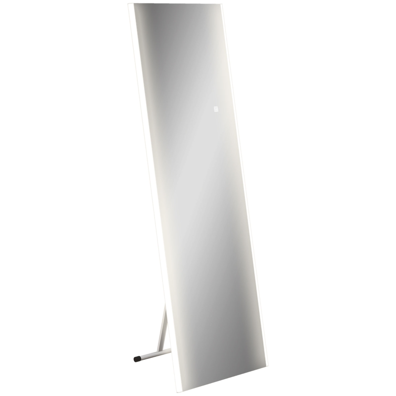 HOMCOM Lampada Da Terra LED Alta 150 Cm Con Temperatura Del Colore Regolabile E Telecomando Argento~222e7vhsa5g00