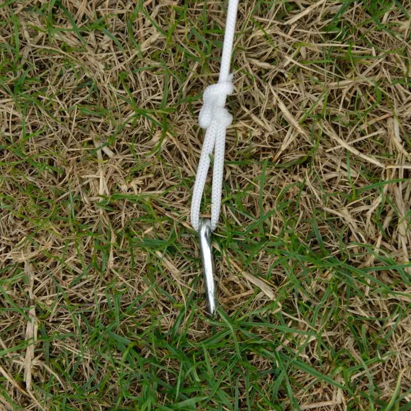 Outsunny Gazebo da Giardino Pieghevole ed Esagonale con Zanzariera, in Acciaio e Poliestere, 3.2x3.2x2.7 m, Marrone