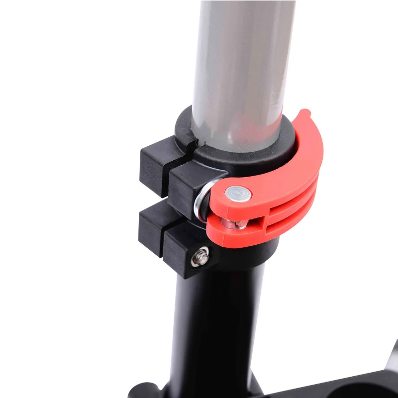 HOMCOM Pied d'atelier pliable vélo réparation support pied de montage pivotant 360° hauteur réglable argent
