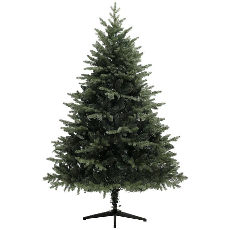 HOMCOM 6ft Artificial Spruce Christmas Tree - Green