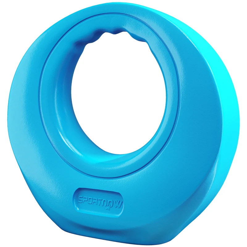 SPORTNOW 10kg Kettlebell, Kettle Bell with Wide Handle for Home Gym, Weight Lifting, Strength Training, Light Blue