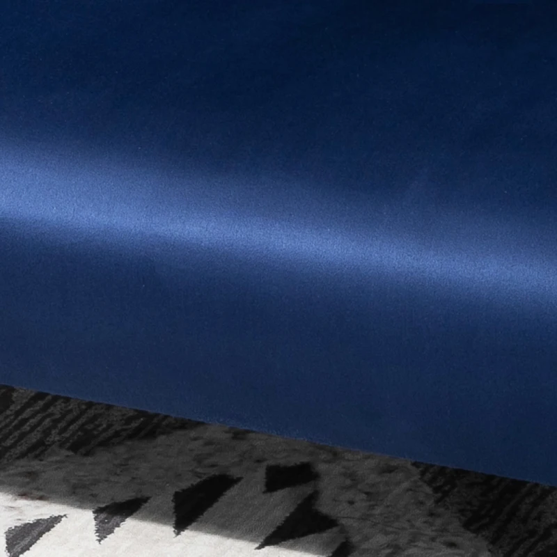 HOMCOM Canapé-lit canapé Convertible 2 Places déhoussable Grand Confort 2 Coussins fournis Pieds accoudoirs métal suède Bleu