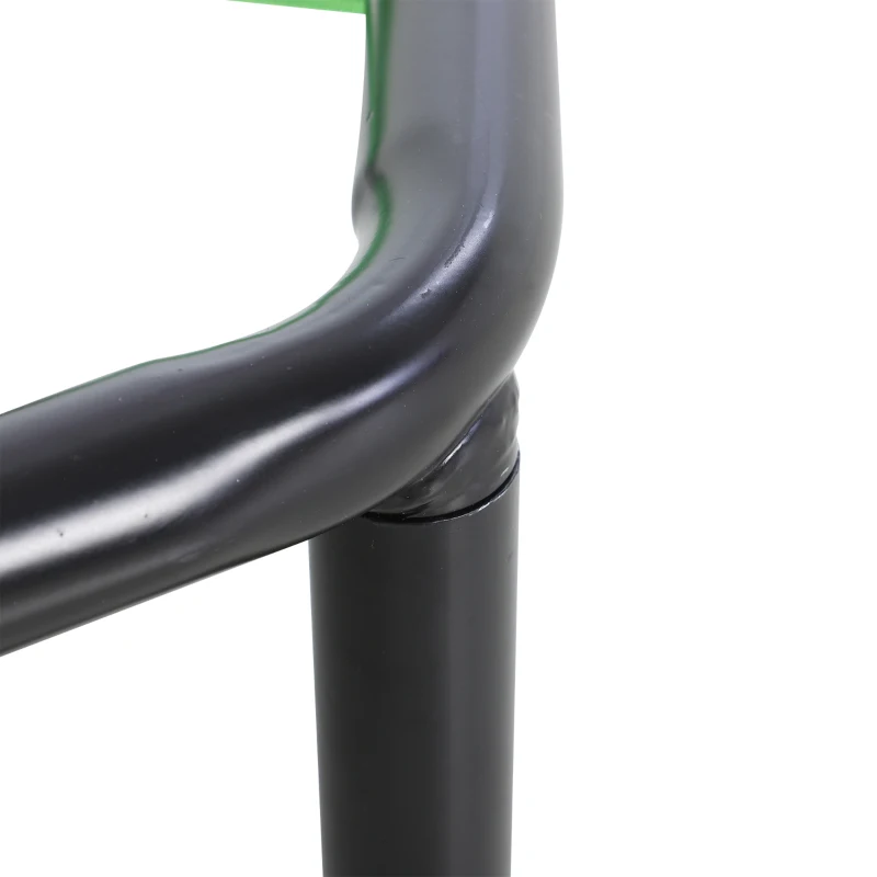 HOMCOM Trampolino Elastico 106cm per Adulti e Bambini in Acciaio - Per Interni, Esterni, Casa, Palestra - Carico: 100Kg