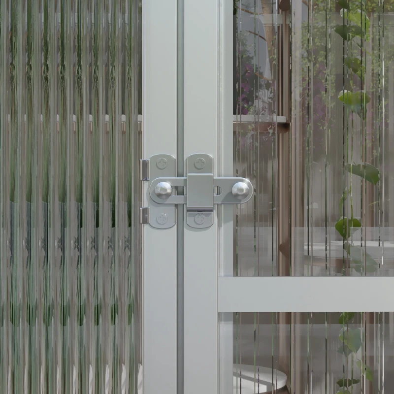 Outsunny 6 x 6ft Aluminium Frame Walk-In Greenhouse